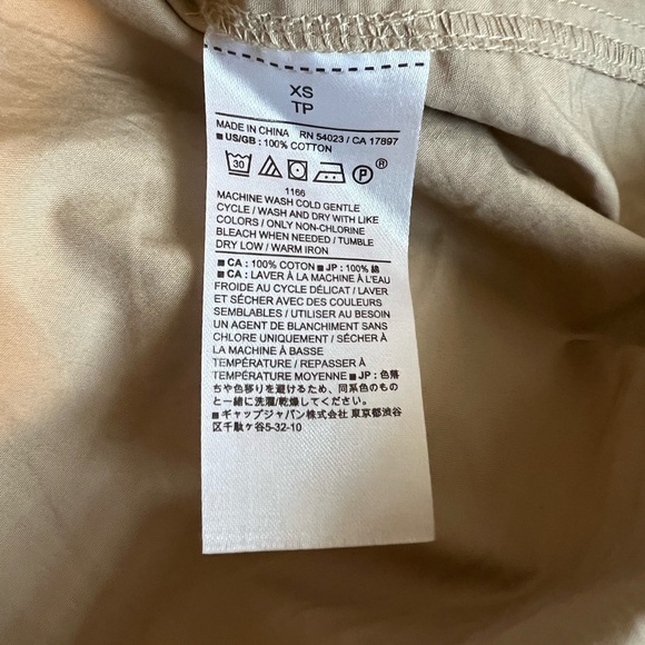 Banana Republic Womens A Line Trench Button Midi Dress Khaki - Picture 13 of 13